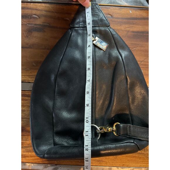 TIGNANELLO Black crossbody backpack - Picture 5 of 6